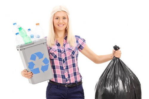 Preparing for rubbish removal service in New Cross